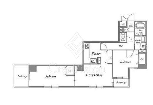 オーパスホームズ白山　903号室　間取り