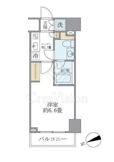 ＫＤＸレジデンス文京湯島　402号室　間取り