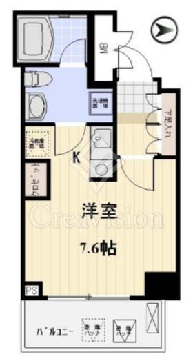 プロスペクト日本橋本町　501号室　間取り