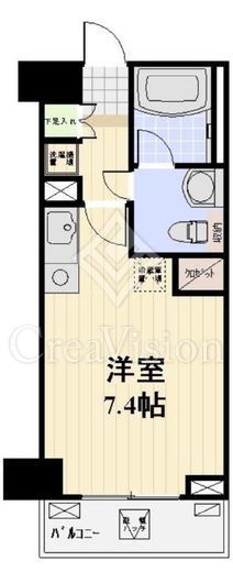 プロスペクト日本橋本町　702号室　間取り