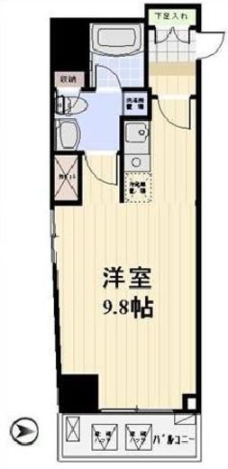 プロスペクト日本橋本町　804号室　間取り