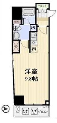 プロスペクト日本橋本町　904号室　間取り