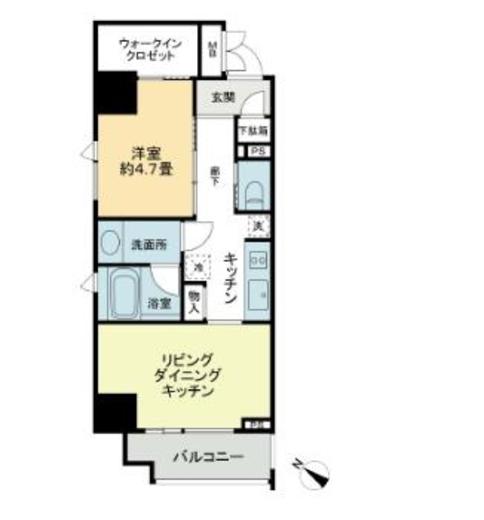 ベルファース本郷弓町　710号室　間取り