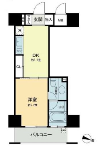 ベルファース本郷弓町　903号室　間取り