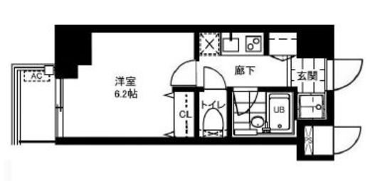 レジディア文京本郷2　602号室　間取り