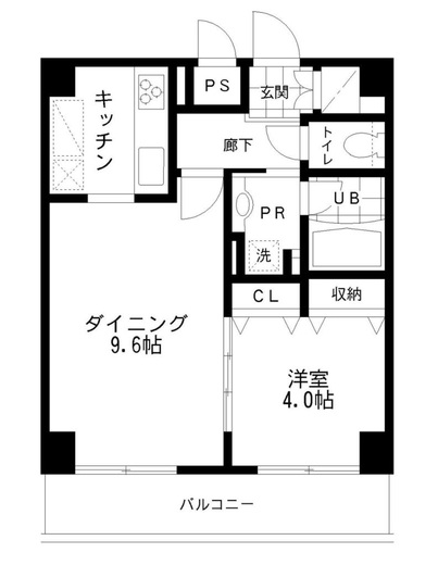 レジディア文京本郷2　803号室　間取り