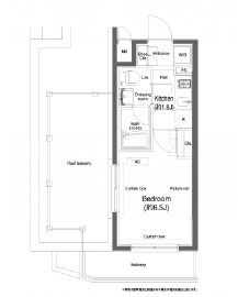 プラウドフラット小石川　401号室　間取り