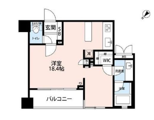 リビオ東京コアプレイス　703号室　間取り