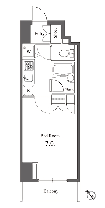 KDX文京千石レジデンス　503号室　間取り