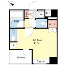 KDX文京千石レジデンス　607号室　間取り