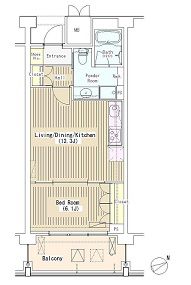 マチュリティ小石川　309号室　間取り