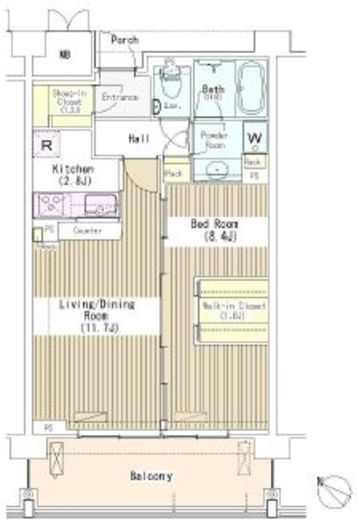 マチュリティ小石川　403号室　間取り