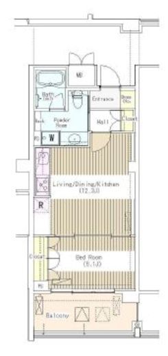 マチュリティ小石川　411号室　間取り