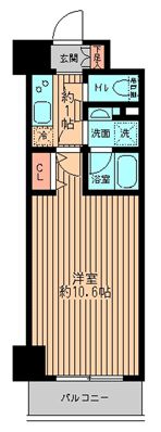 レガーロ御茶ノ水2　606号室　間取り