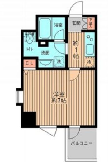 レガーロ御茶ノ水2　608号室　間取り
