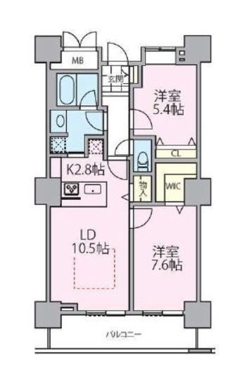ロイヤルパークスタワー南千住　1009号室　間取り