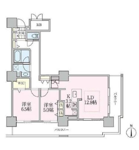 ロイヤルパークスタワー南千住　1112号室　間取り