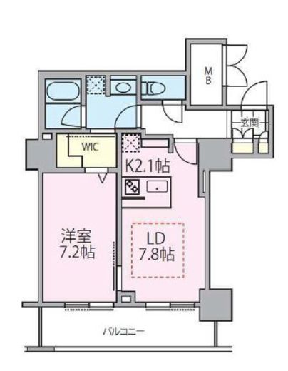 ロイヤルパークスタワー南千住　1413号室　間取り