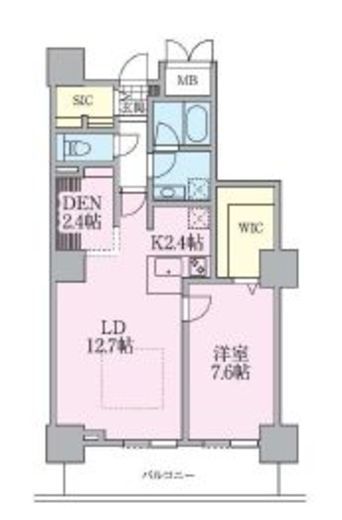 ロイヤルパークスタワー南千住　3204号室　間取り