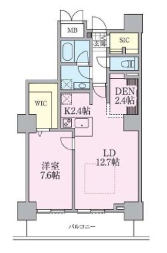 ロイヤルパークスタワー南千住　3310号室　間取り