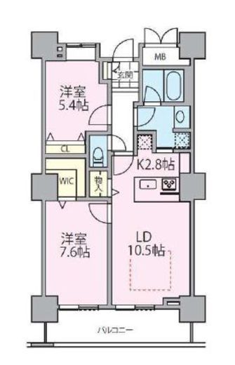 ロイヤルパークスタワー南千住　811号室　間取り