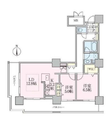 ロイヤルパークスタワー南千住　908号室　間取り