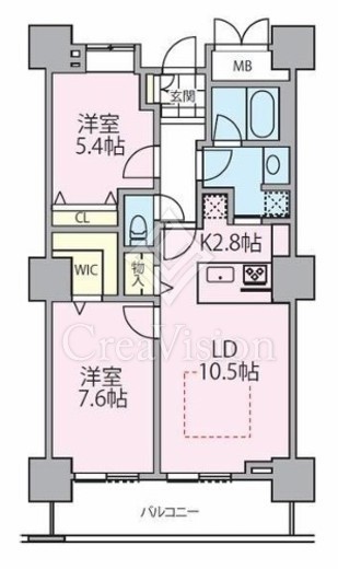 ロイヤルパークスタワー南千住　911号室　間取り