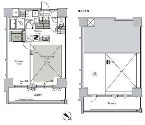 パークキューブ西ヶ原ステージ　1208号室　間取り