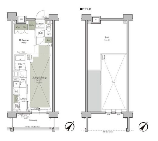 パークキューブ西ヶ原ステージ　234号室　間取り