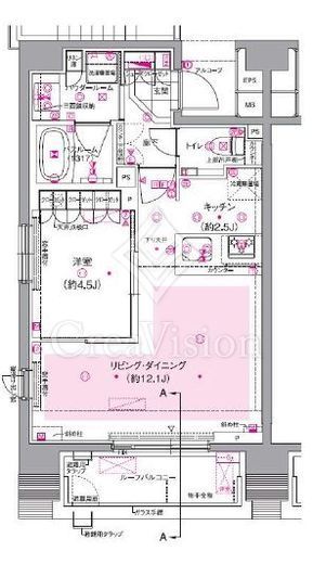 ガーラ・レジデンス本郷三丁目　1101号室　間取り