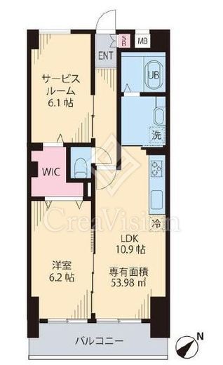 ソレアード茗荷谷　302号室　間取り