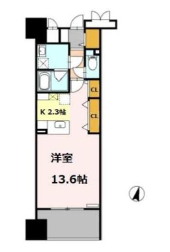 ロイヤルパークスシーサー南千住　103号室　間取り