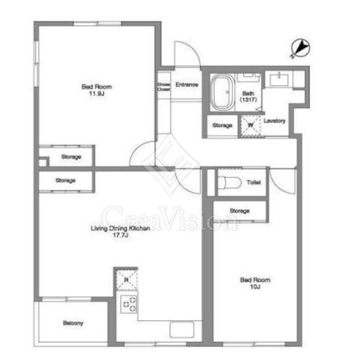コンフォリア千石　311号室　間取り