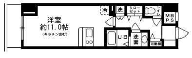 レジディア目白　515号室　間取り