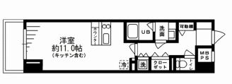 レジディア目白　816号室　間取り