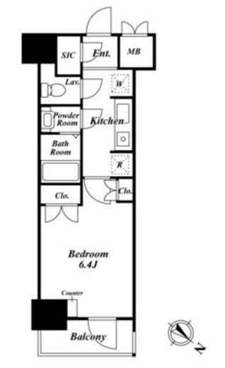プレミアステージ駒込　302号室　間取り