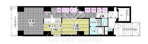 LILIO小石川　401号室　間取り