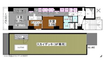 LILIO小石川　901号室　間取り