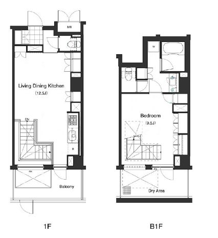 プライムアーバン本駒込　102号室　間取り
