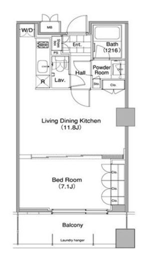 コンフォリア東池袋ウエスト　1102号室　間取り