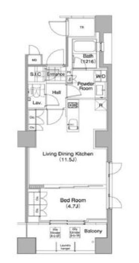 コンフォリア東池袋ウエスト　316号室　間取り