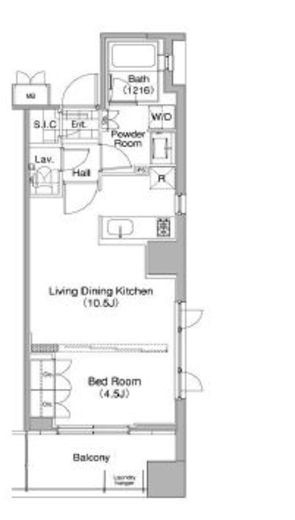 コンフォリア東池袋ウエスト　705号室　間取り