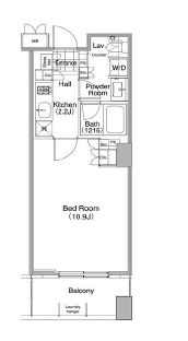 コンフォリア東池袋ウエスト　715号室　間取り
