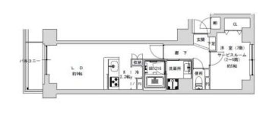 プライマル千石　501号室　間取り