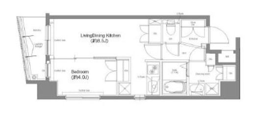 コンフォリア東池袋　803号室　間取り