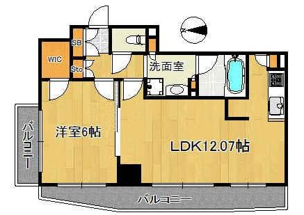 エクセレンシア駒込　801号室　間取り
