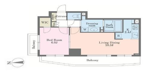 エクセレンシア駒込　901号室　間取り