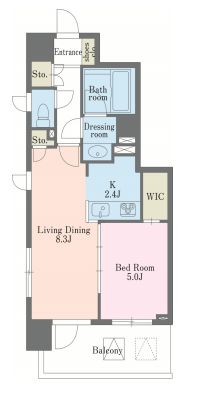 エクセレンシア駒込　903号室　間取り