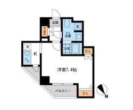 ダフィット駒込　601号室　間取り