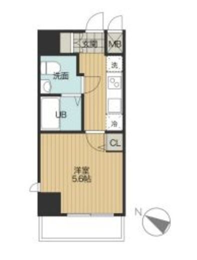 シエロ大塚　801号室　間取り
